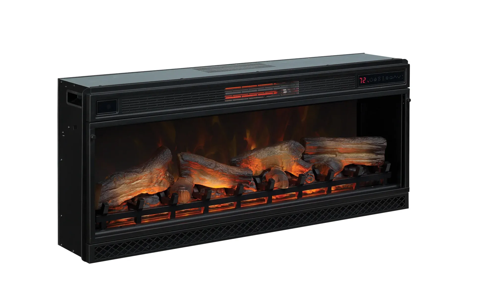 42" Recessed/Wall-Mount Infrared Quartz Electric Fireplace Insert