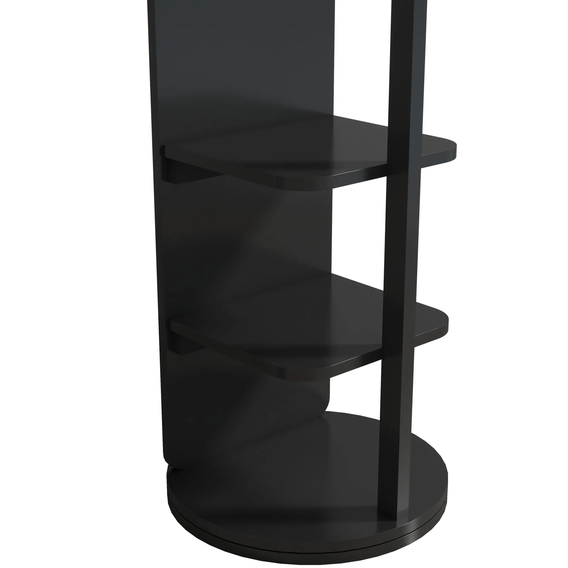 360° Rotating 69'x16' Multifunctional Full Length Mirror with Storage