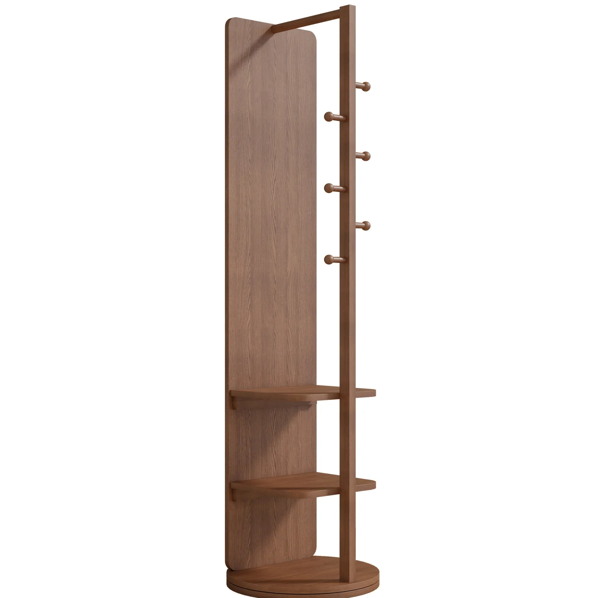 360° Rotating 69'x16' Multifunctional Full Length Mirror with Storage