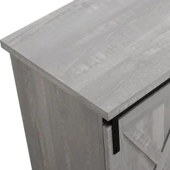 58" Sliding Barn Door TV Stand
