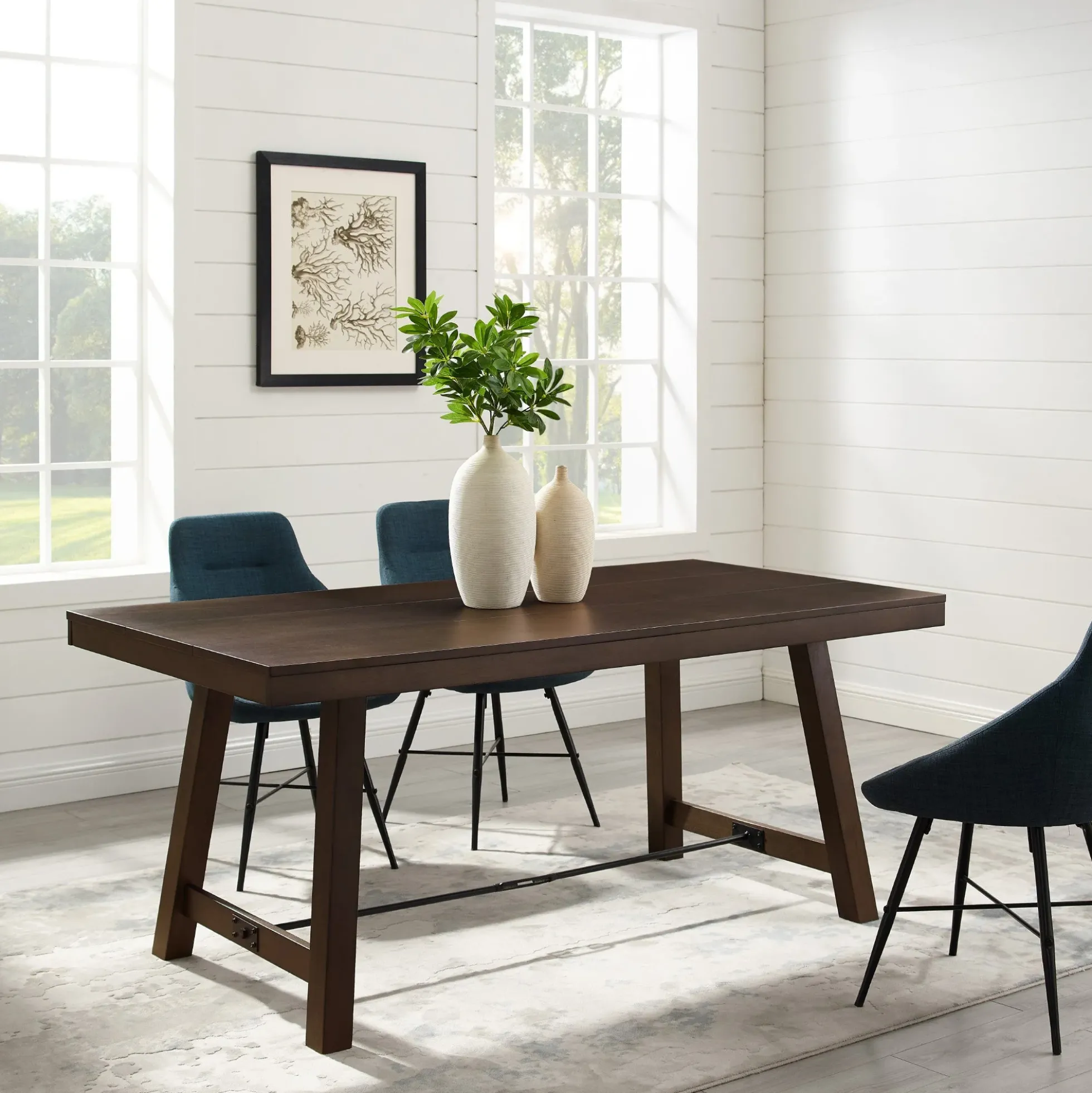 70" Trestle Dining Table