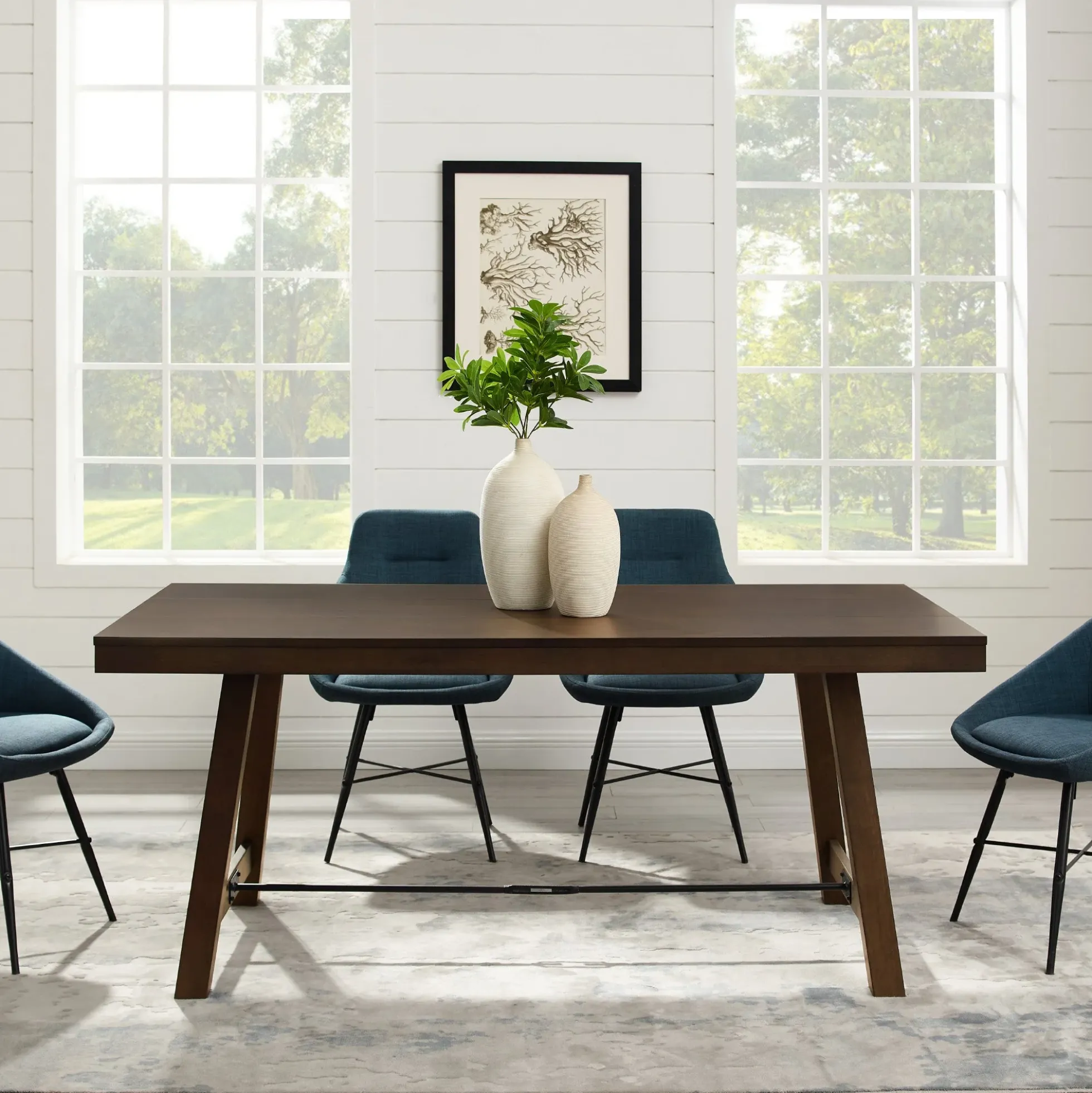 70" Trestle Dining Table