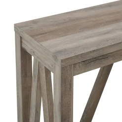 A-Frame Rustic Entry Table