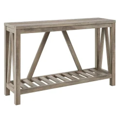 A-Frame Rustic Entry Table