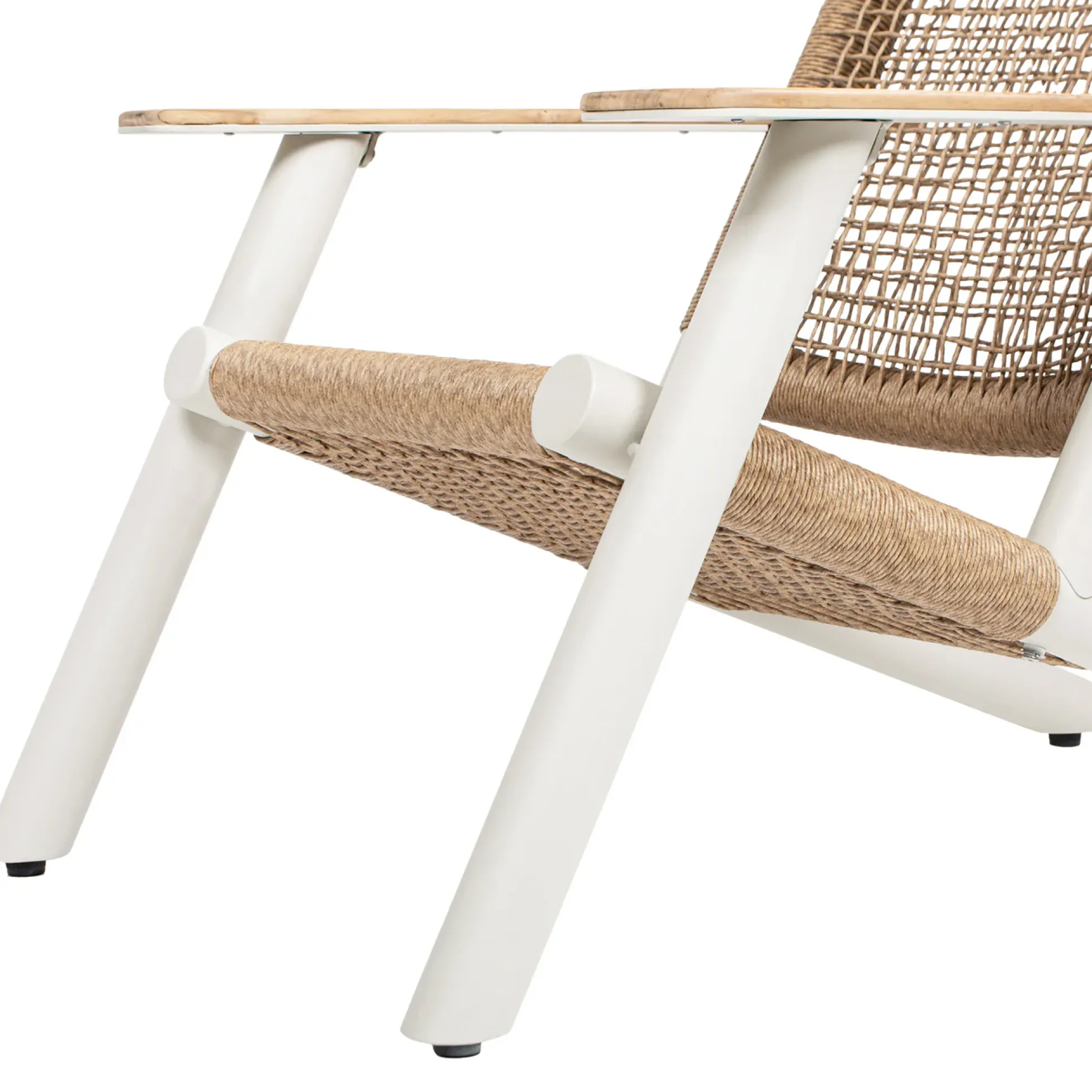 All Weather Wicker Atlas Adirondack Outdoor Lounge Chair