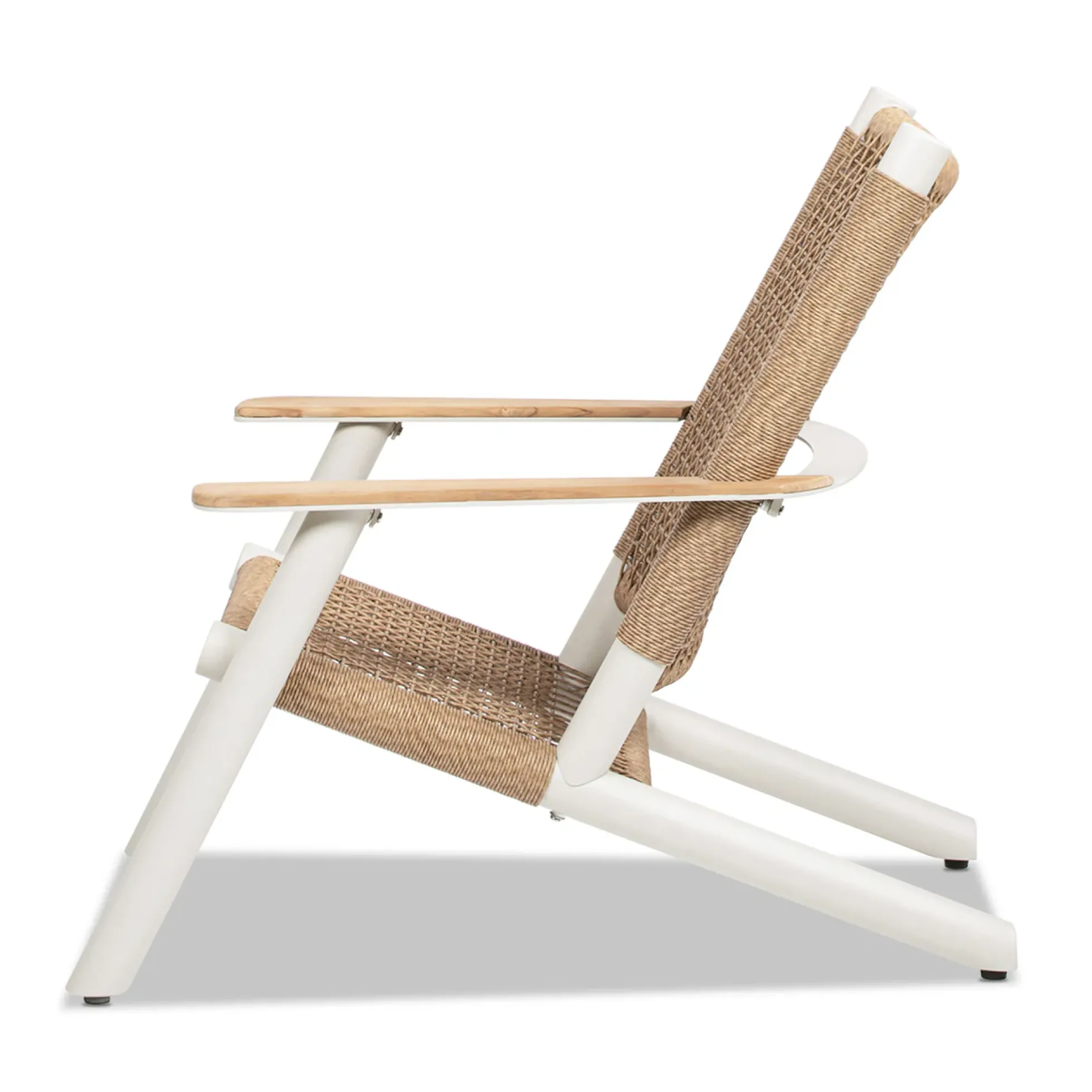 All Weather Wicker Atlas Adirondack Outdoor Lounge Chair