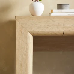 Amira Modern Curve Writing Desk