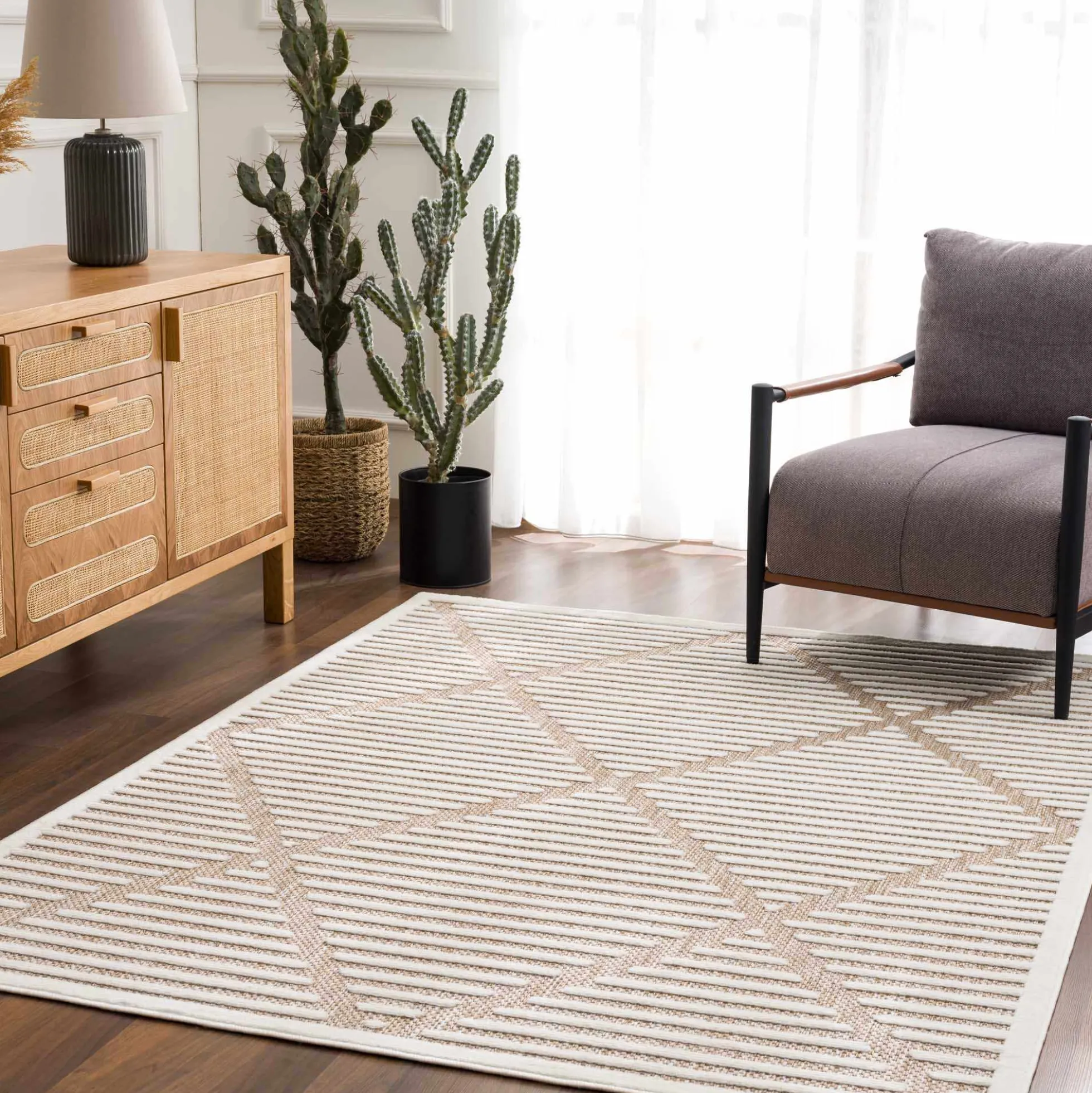Anah Cream Outdoor Rug