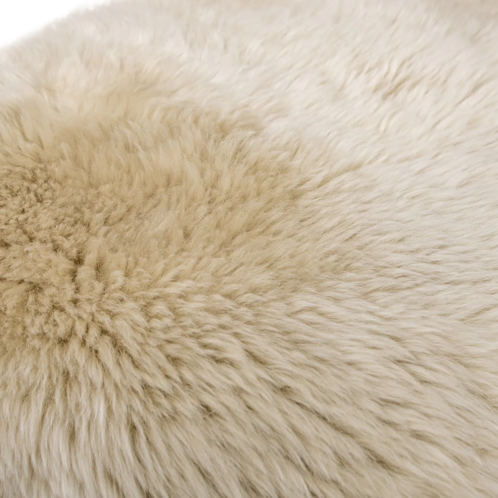 Arden 19.5' Genuine Sheepskin Fur Split Back Dining Chair