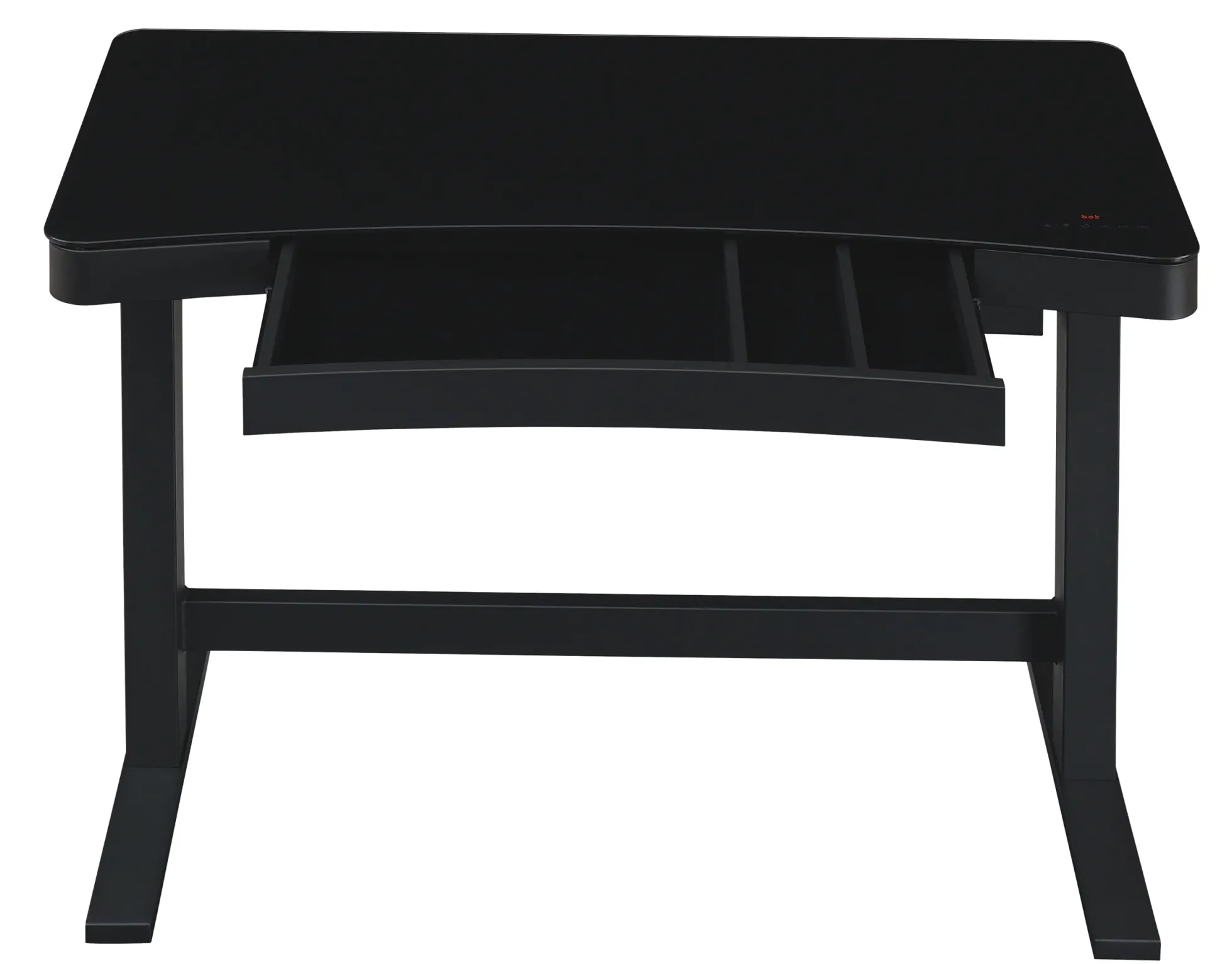 Ashford™ Adjustable Height Sit‑Stand Desk with USB Ports and Storage