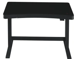 Ashford™ Adjustable Height Sit‑Stand Desk with USB Ports and Storage