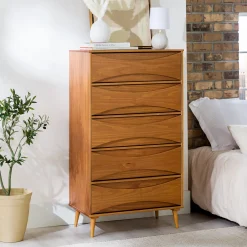 Atticus Solid Wood Mid-Century Modern Chest
