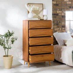 Atticus Solid Wood Mid-Century Modern Chest