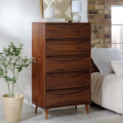 Atticus Solid Wood Mid-Century Modern Chest