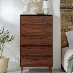 Atticus Solid Wood Mid-Century Modern Chest