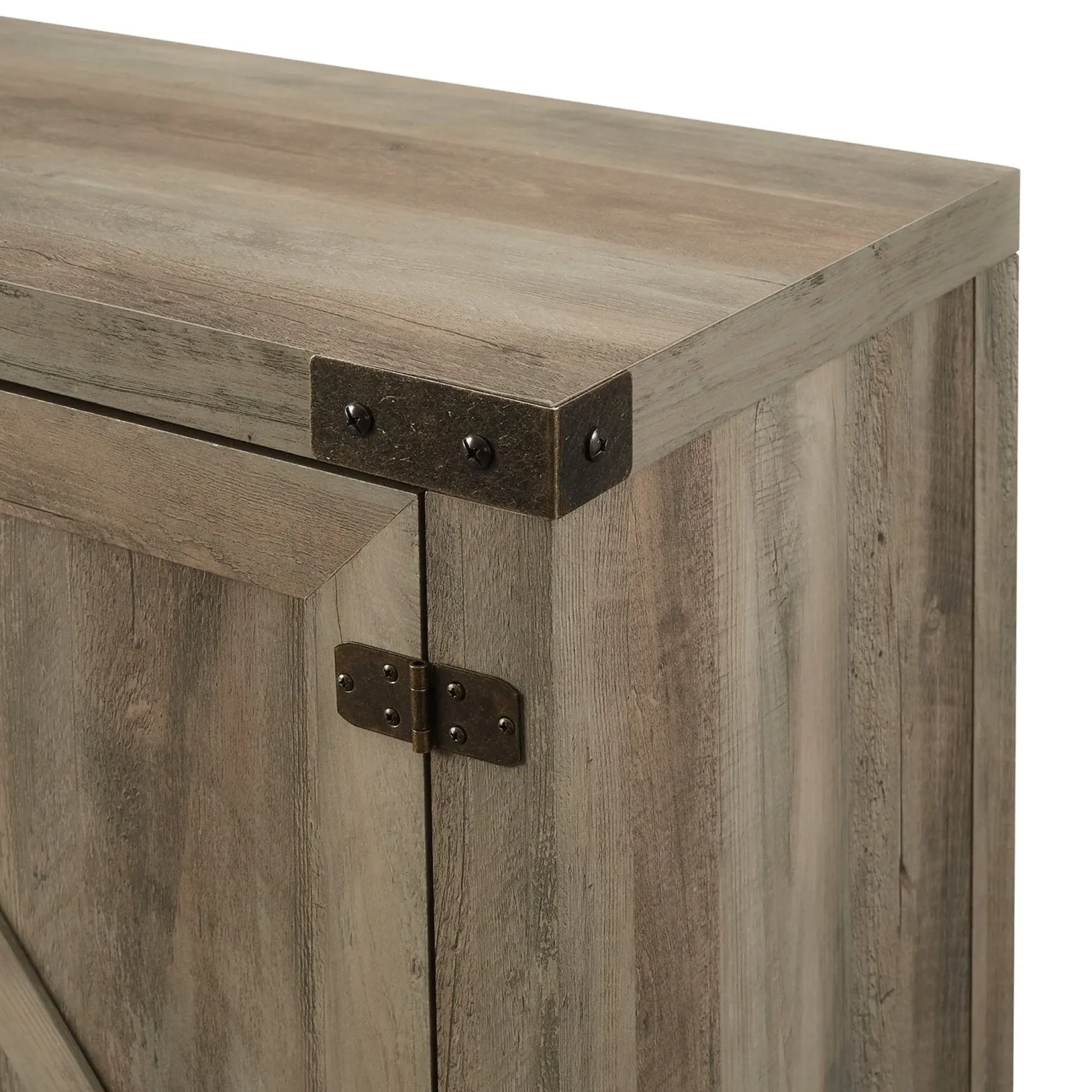 Barn Door 70" Modern Farmhouse TV Stand