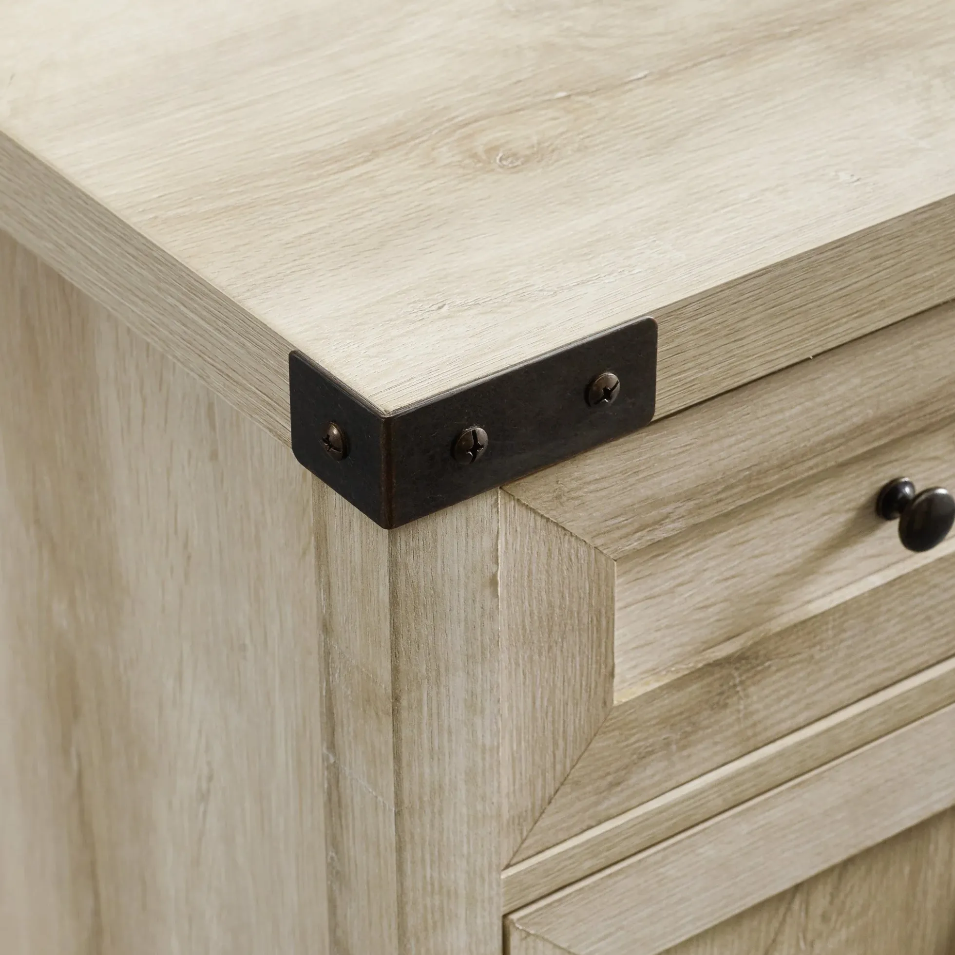 Barn Door Accent Cabinet