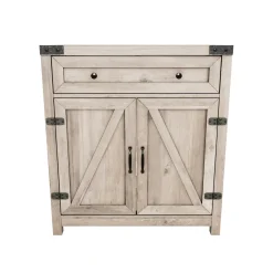 Barn Door Accent Cabinet