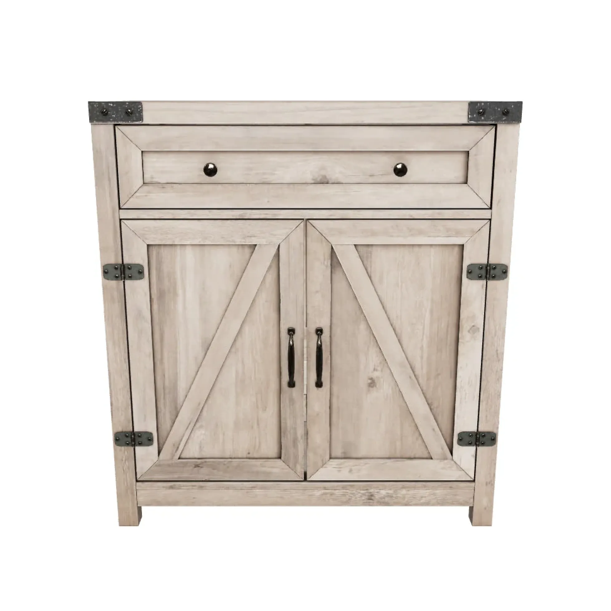 Barn Door Accent Cabinet