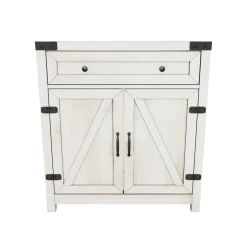 Barn Door Accent Cabinet