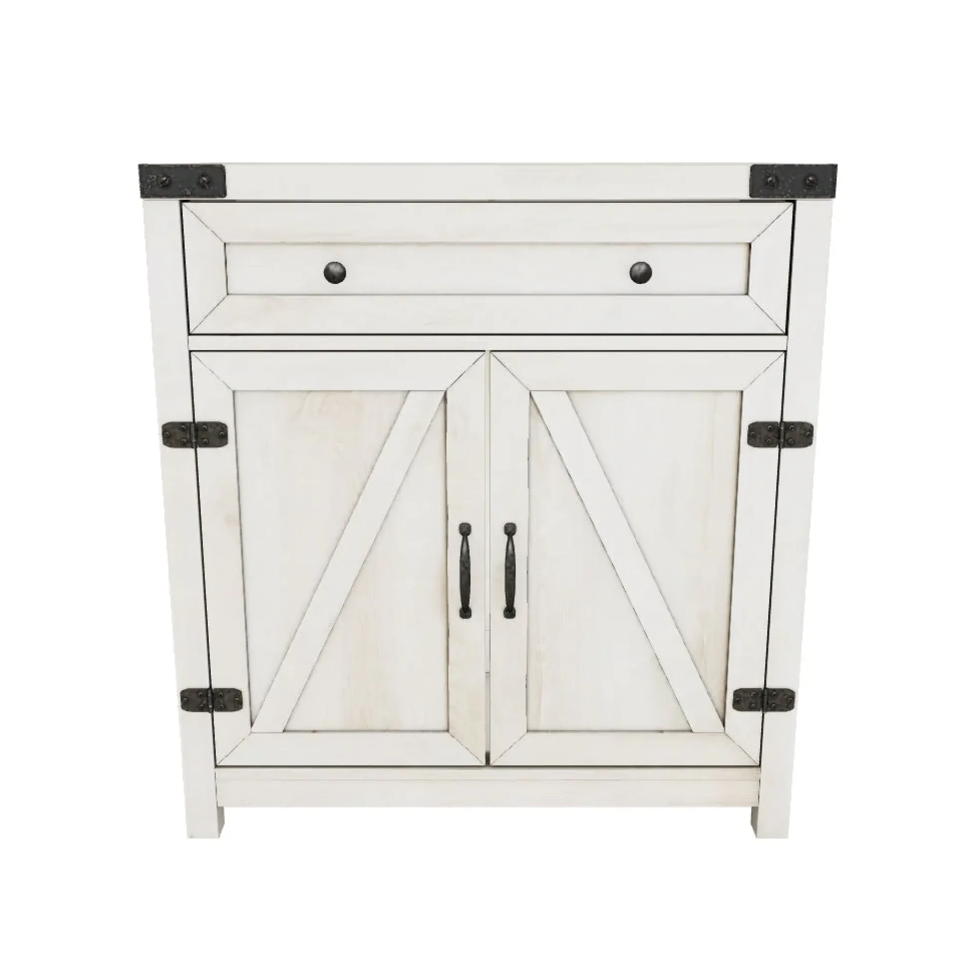 Barn Door Accent Cabinet
