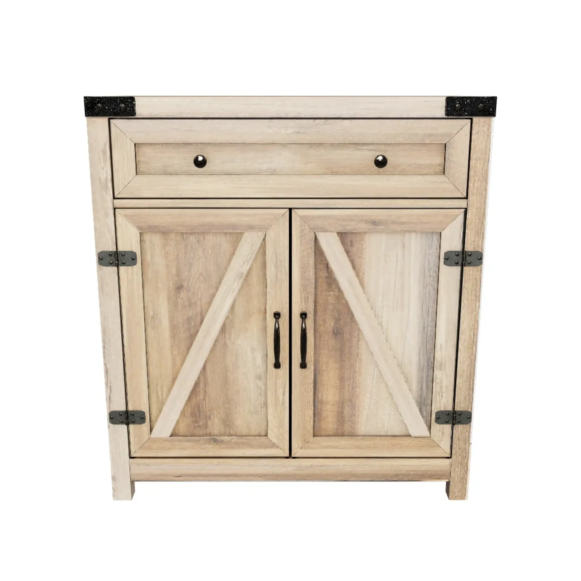 Barn Door Accent Cabinet