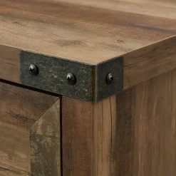 Barn Door Accent Cabinet