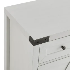 Barn Door Accent Cabinet