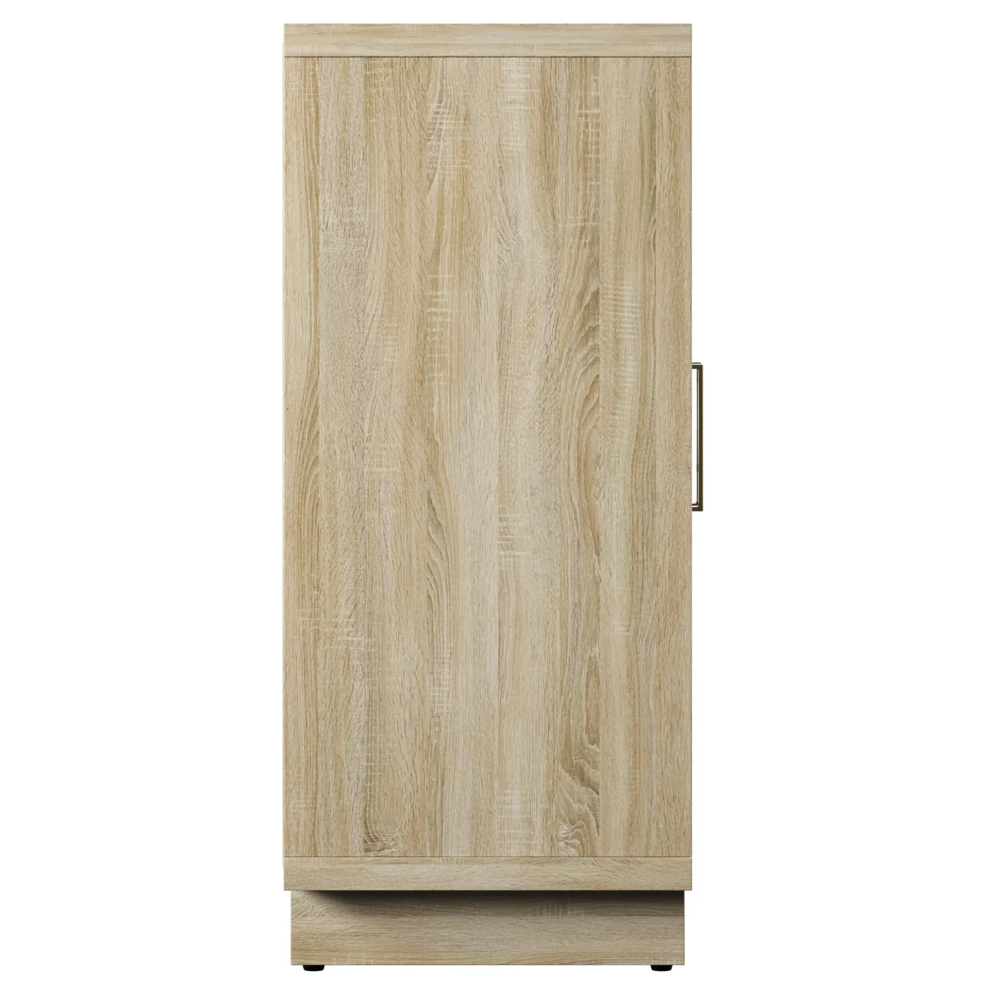 Boho Coastal Linen Design Buffet Sideboard with Shelving Storage