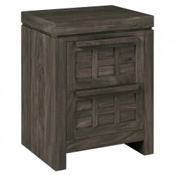 Booker Modern 2 Drawer Nightstand & Side Table