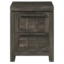 Booker Modern 2 Drawer Nightstand & Side Table