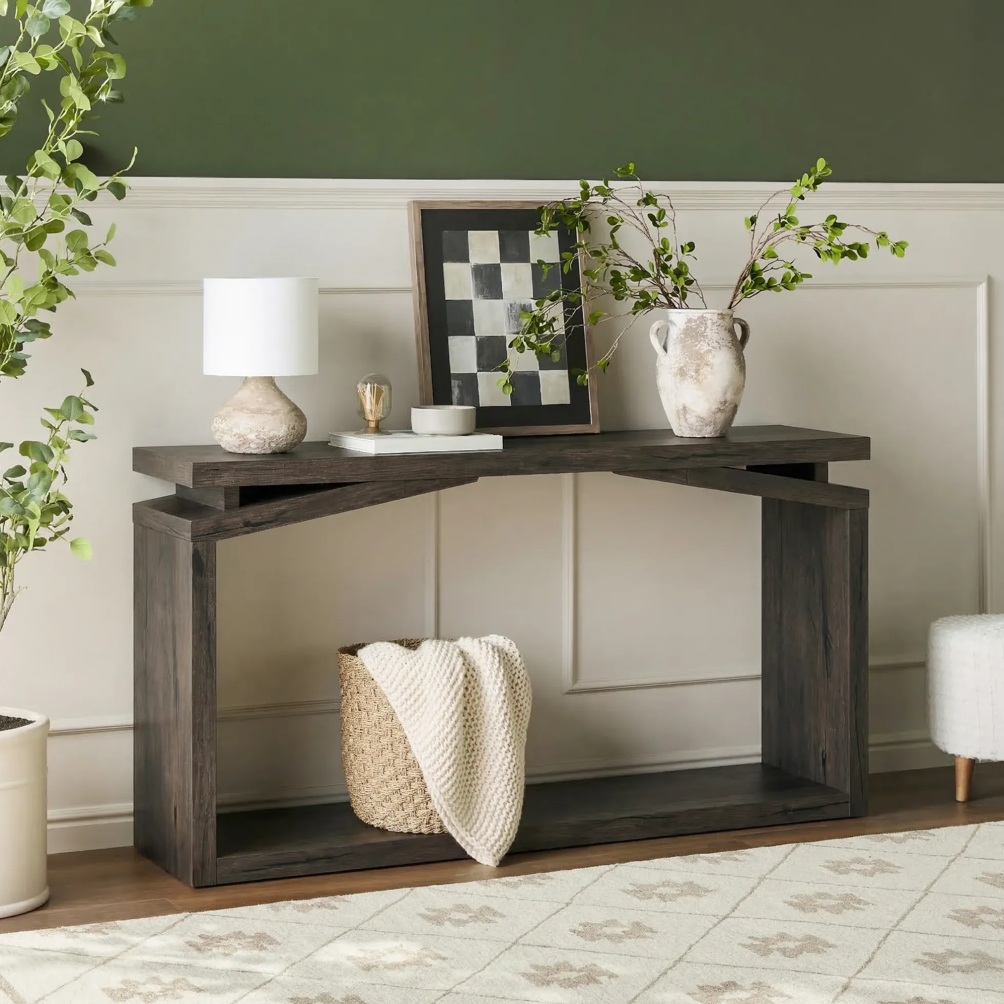 Booker Modern 60" Entry Console Table
