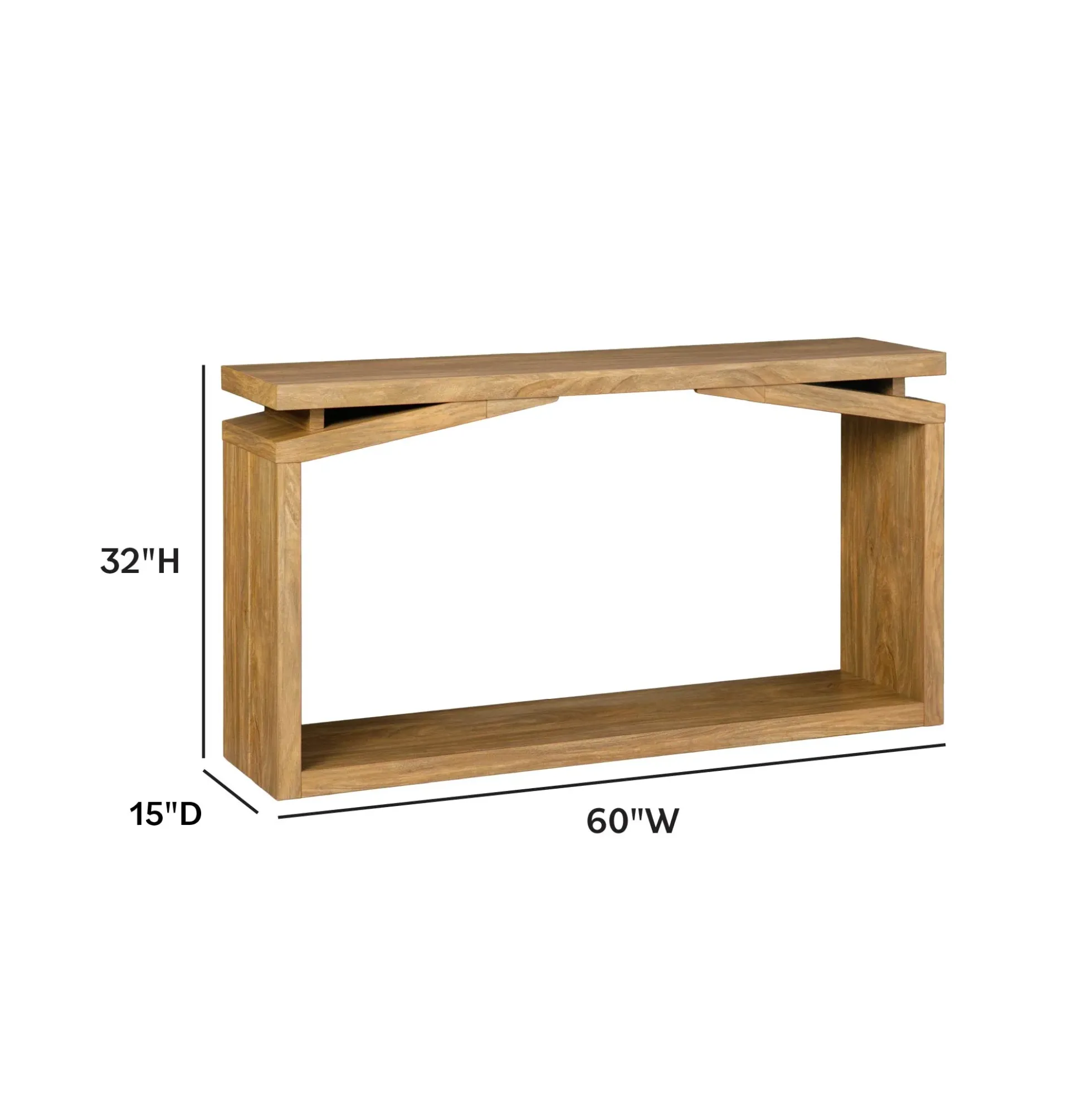 Booker Modern 60" Entry Console Table