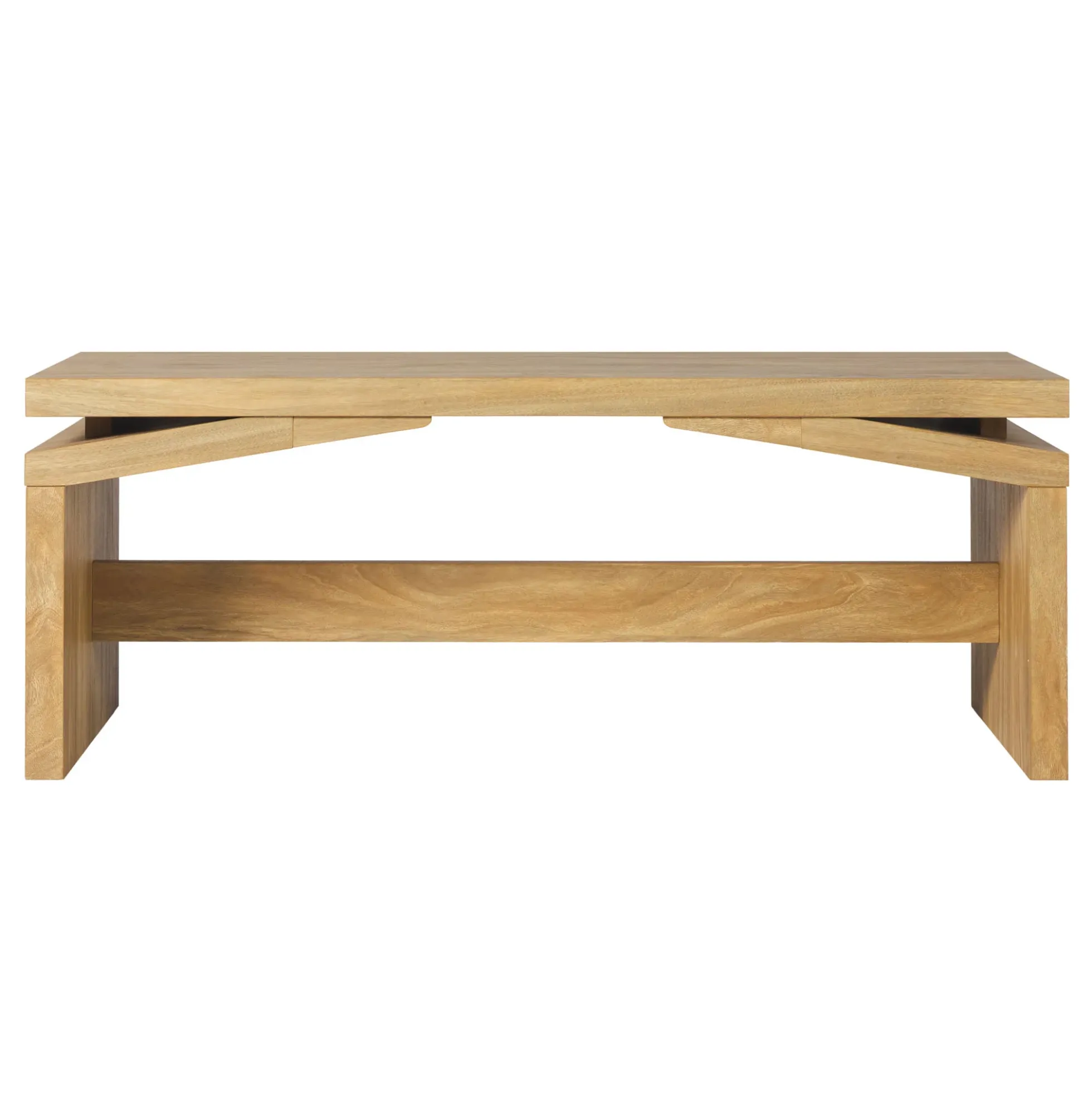 Booker Modern Easy Assembly Split-Top 47" Coffee Table