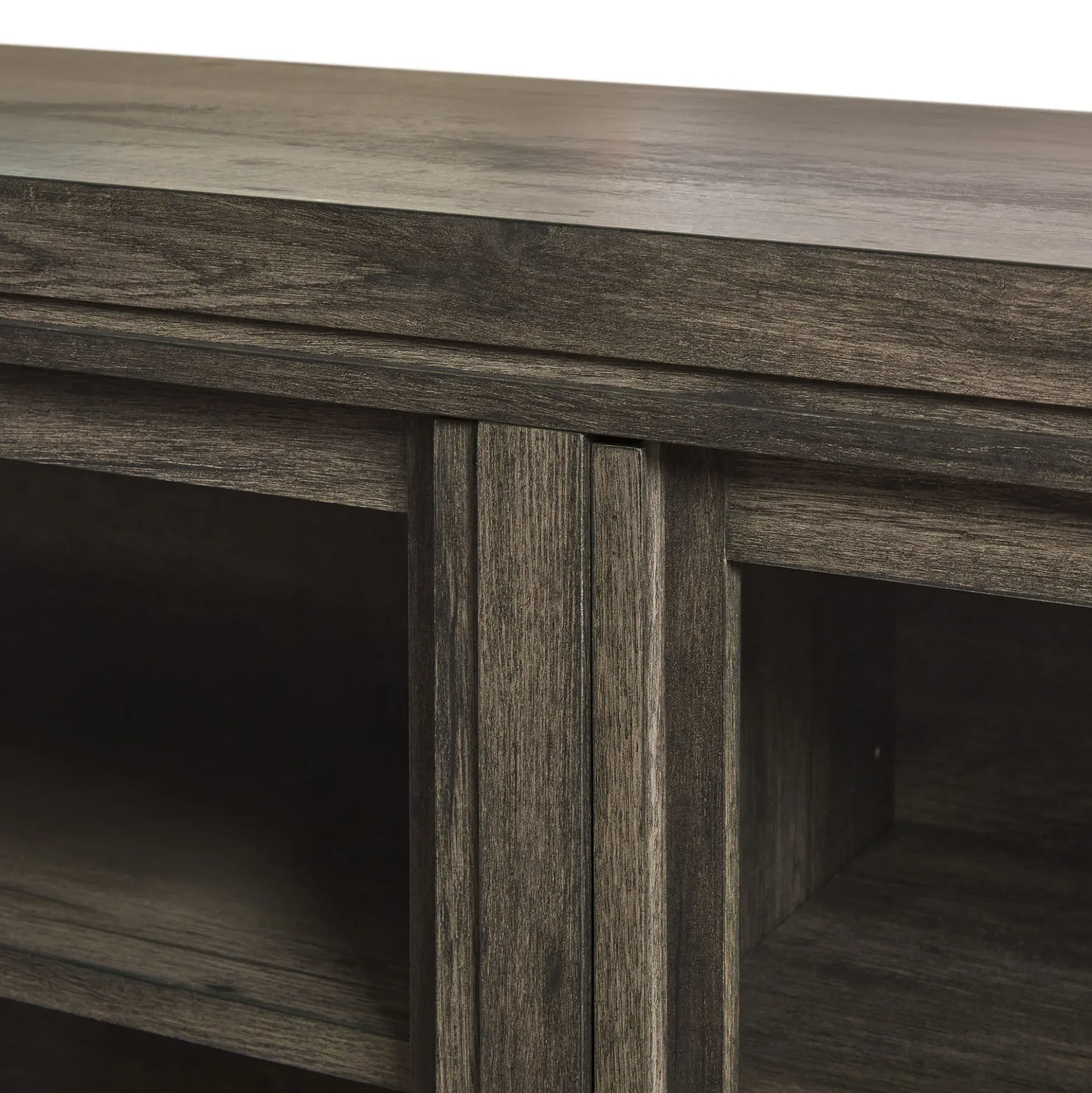 Booker Modern Glass Door TV Stand Sideboard