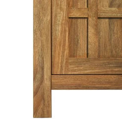 Booker Modern Windowpane Modular Storage Accent Cabinet
