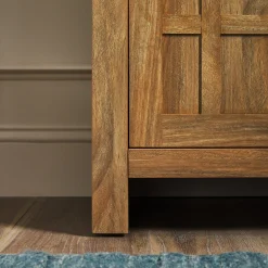 Booker Modern Windowpane Modular Storage Accent Cabinet