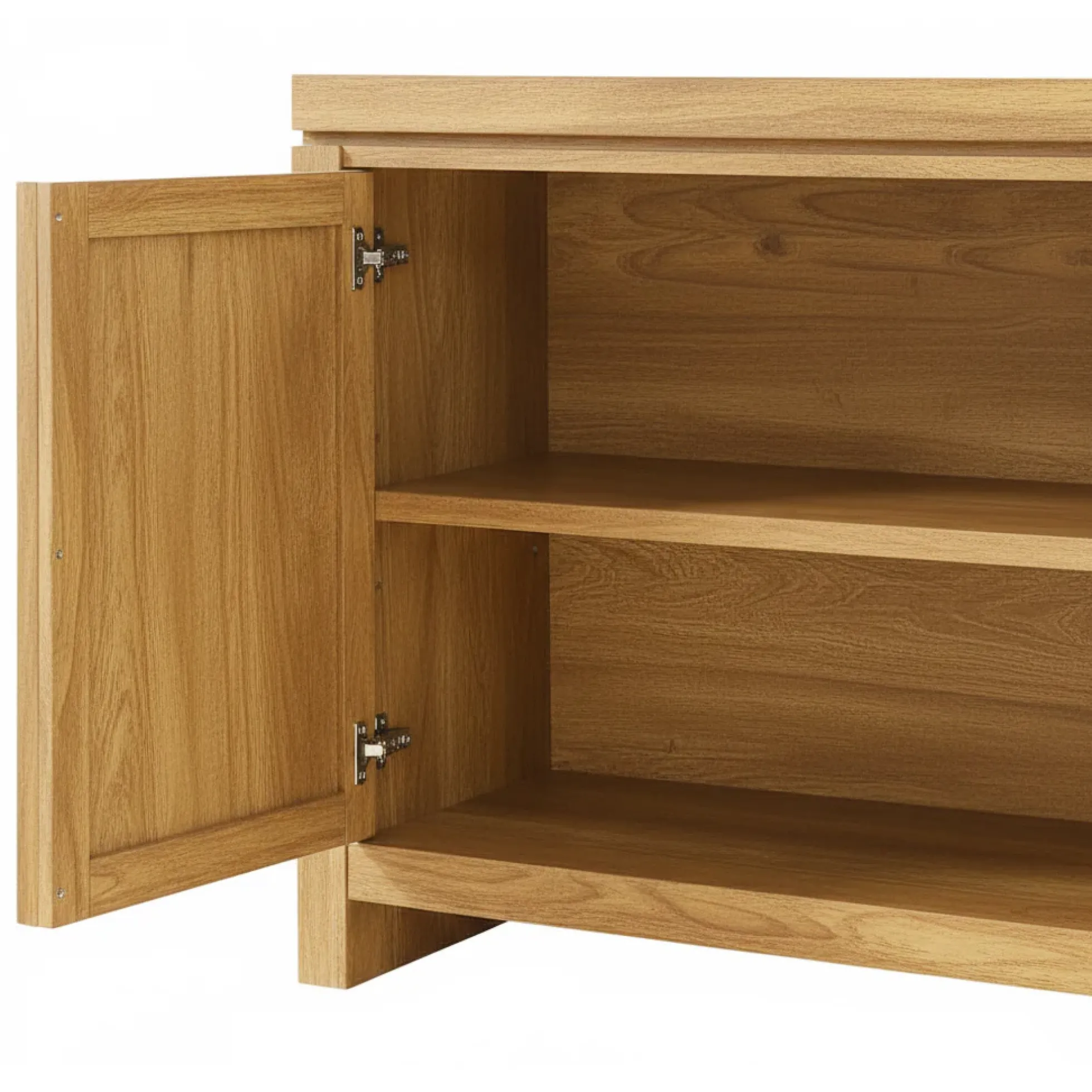 Booker Modern Windowpane TV Stand Sideboard with Storage