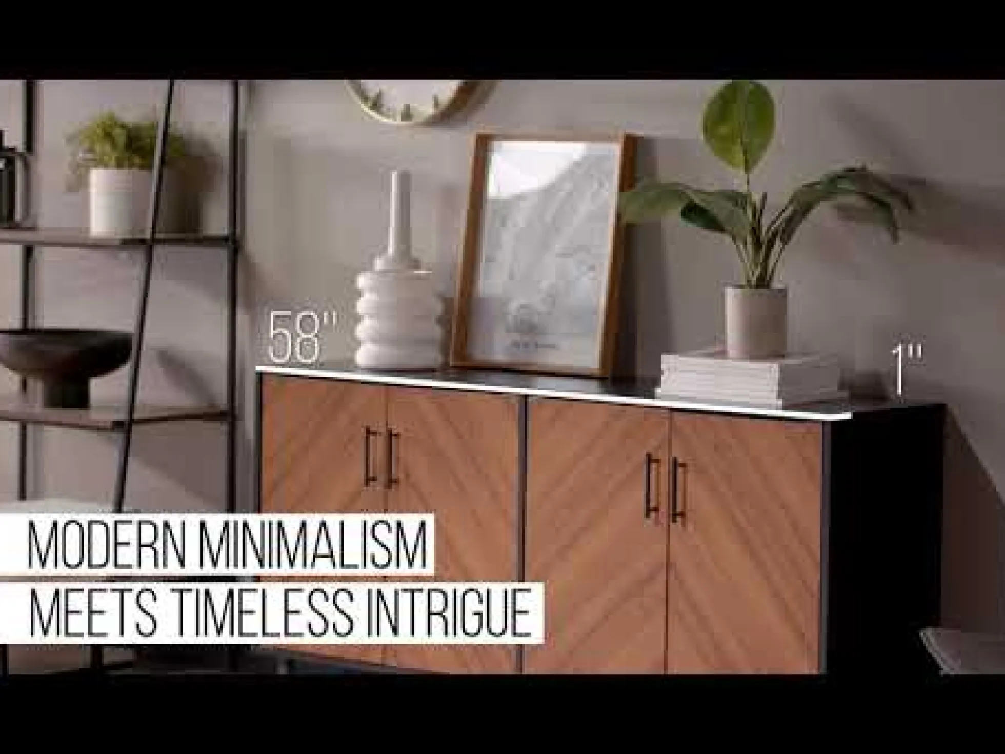 Bookmatch Hampton Buffet Sideboard / TV Stand
