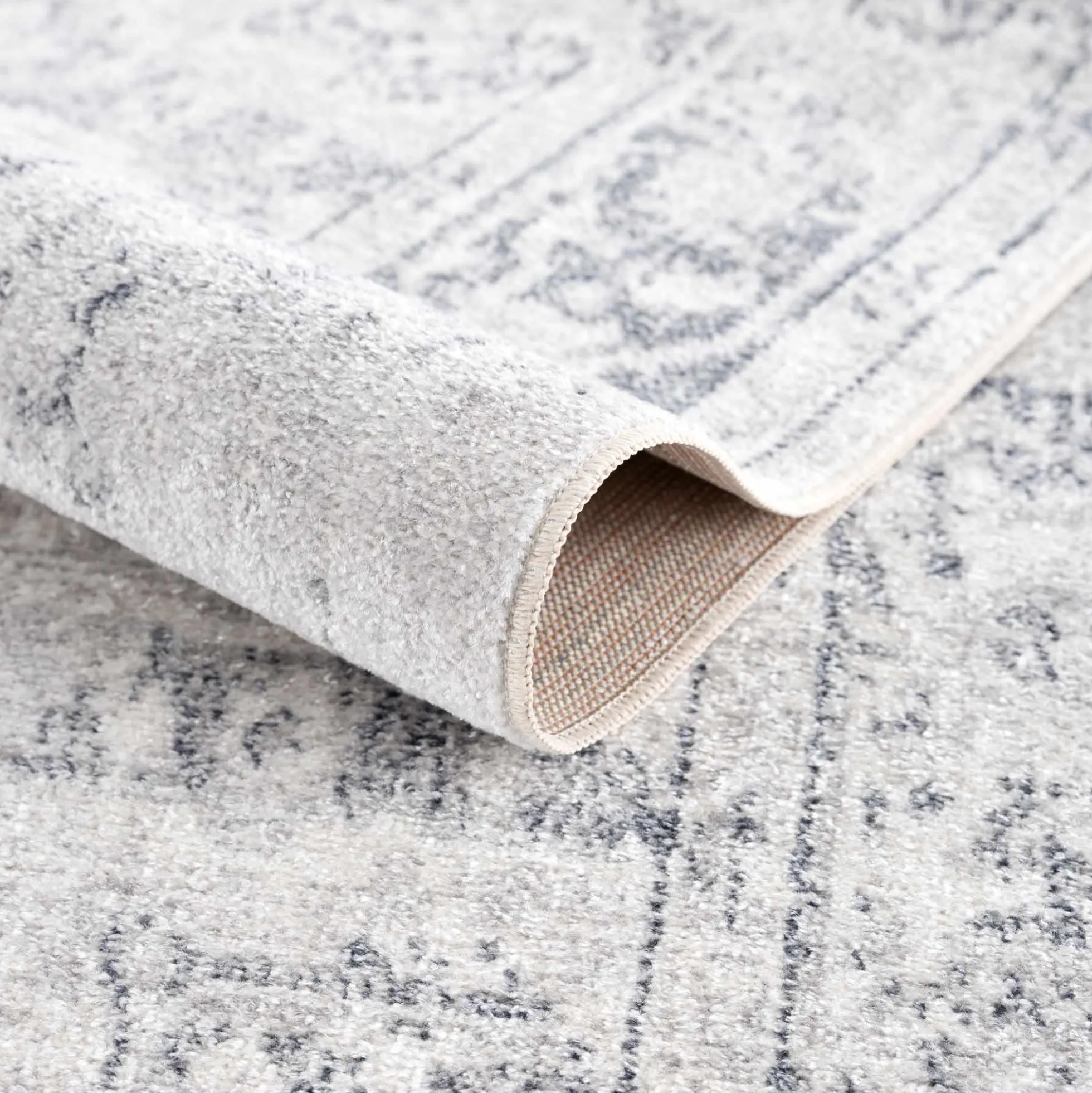 Boutique Rugs - Akram Cream & Antrasit Washable Area Rug