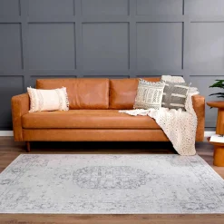 Boutique Rugs - Akram Cream & Antrasit Washable Area Rug
