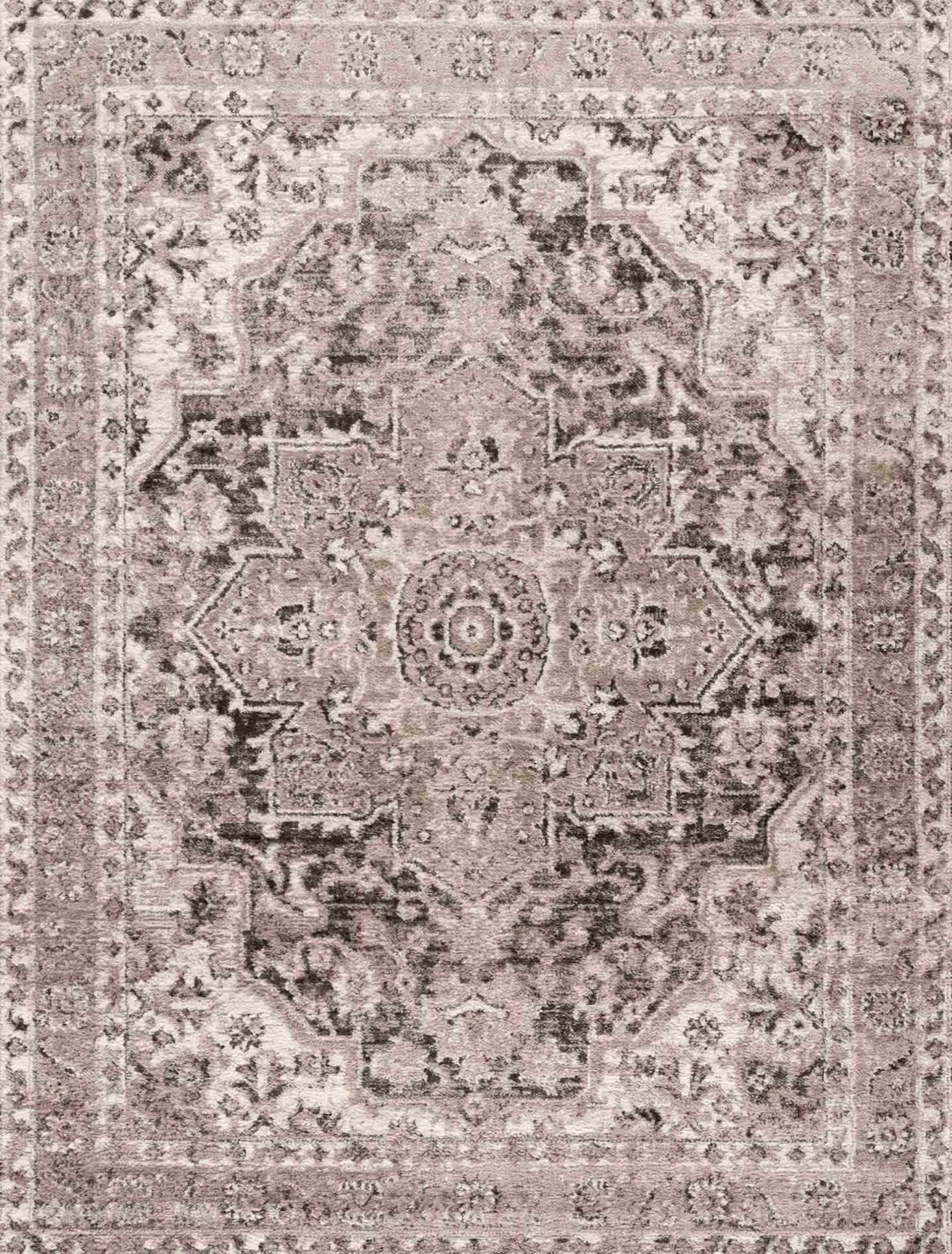 Boutique Rugs - Albie Charcoal & Beige Area Rug - Clearance