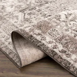 Boutique Rugs - Albie Charcoal & Beige Area Rug - Clearance