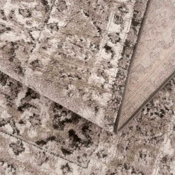 Boutique Rugs - Albie Charcoal & Beige Area Rug - Clearance
