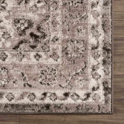 Boutique Rugs - Albie Charcoal & Beige Area Rug - Clearance