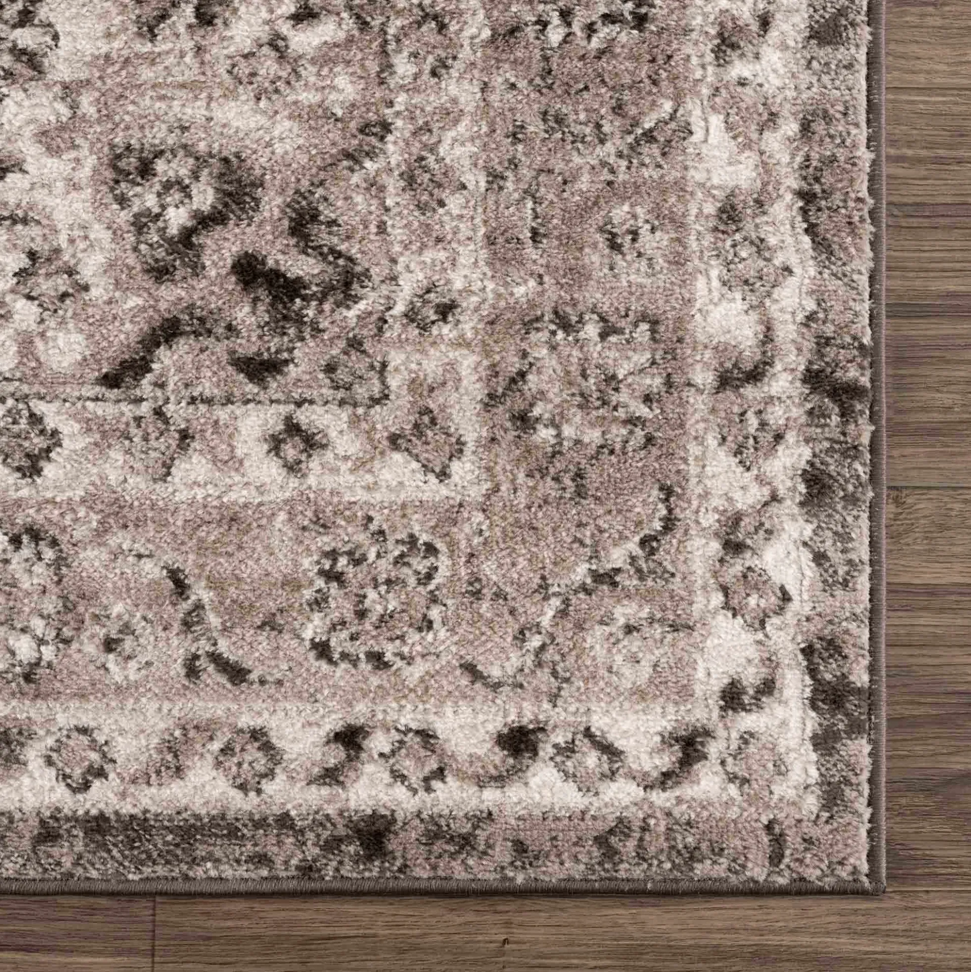 Boutique Rugs - Albie Charcoal & Beige Area Rug - Clearance