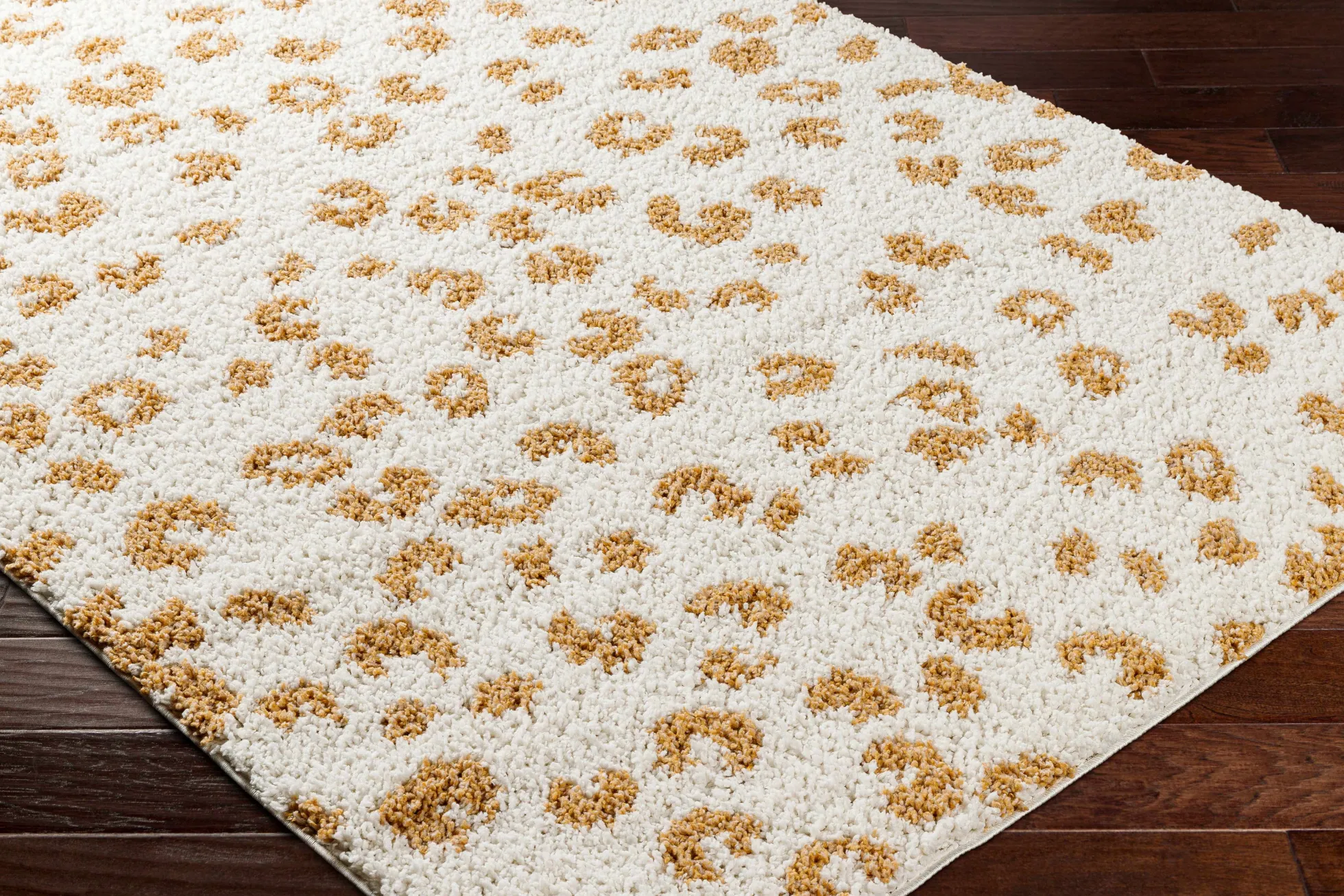 Boutique Rugs - Altin Leopard Print White Area Rug