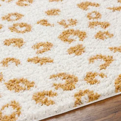 Boutique Rugs - Altin Leopard Print White Area Rug