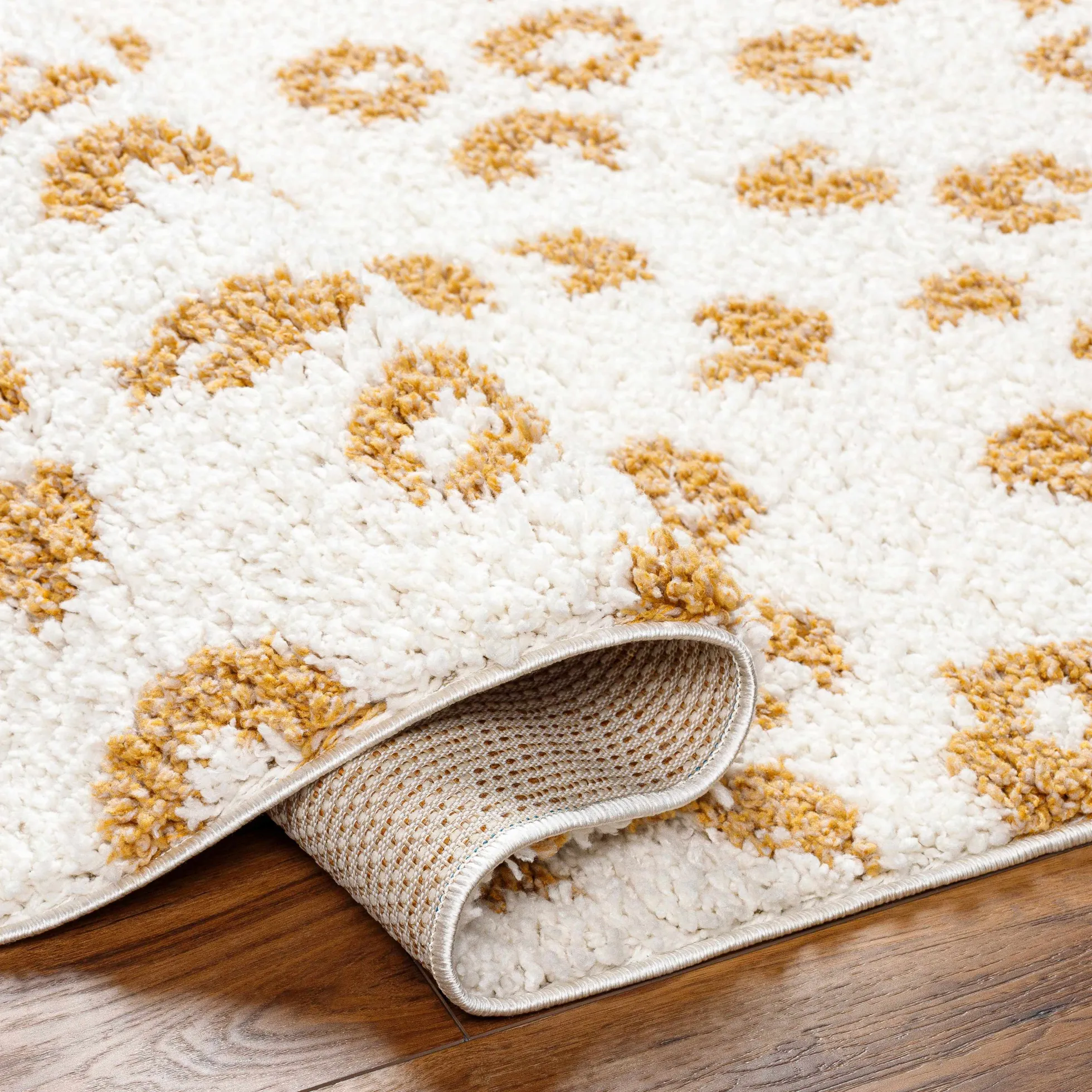 Boutique Rugs - Altin Leopard Print White Area Rug