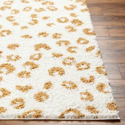 Boutique Rugs - Altin Leopard Print White Area Rug